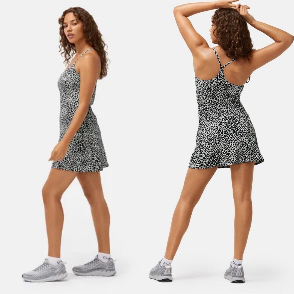 Outdoor Voices Snow Leopard Exercise Dress Size Small